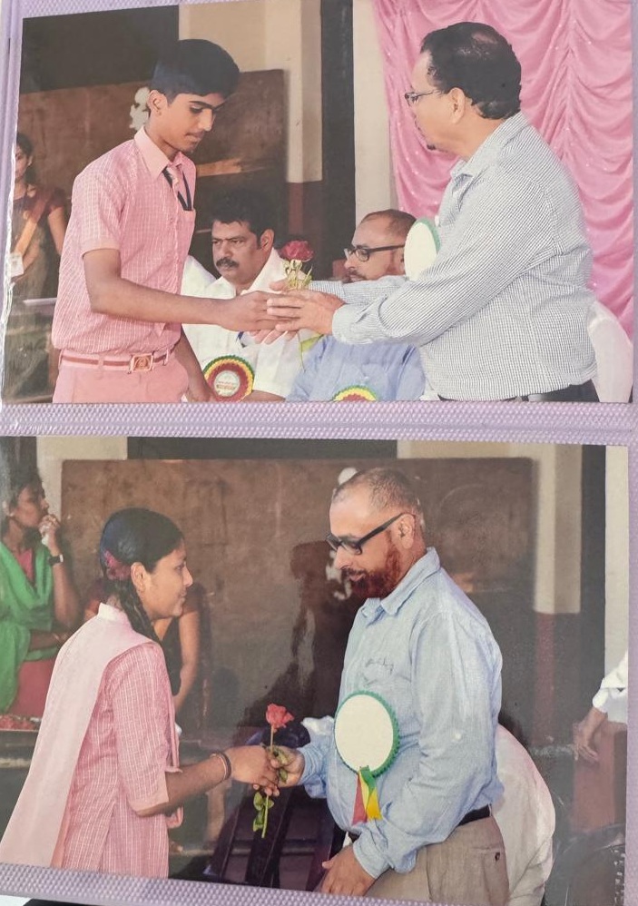 Felicitation with Flowers