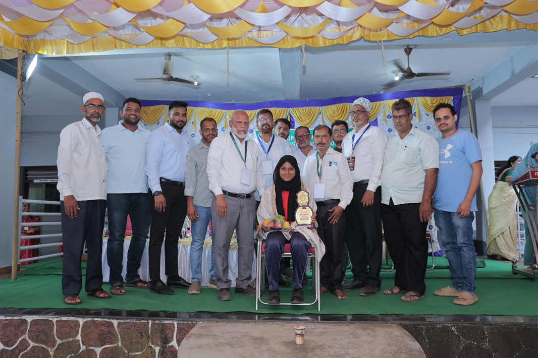 Aysha Fathima — Participated in State Level U-14 Shot Put held in Hassan.